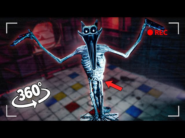 360° Connected to HIDDEN CAMERA! I'm Follow Nightmare CatNap😨