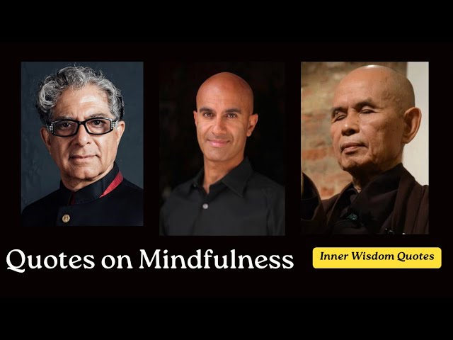 Mindfulness Quotes From Robin Sharma, Deepak Chopra, Thich Nhat Hang & others | #mindfulness #quotes