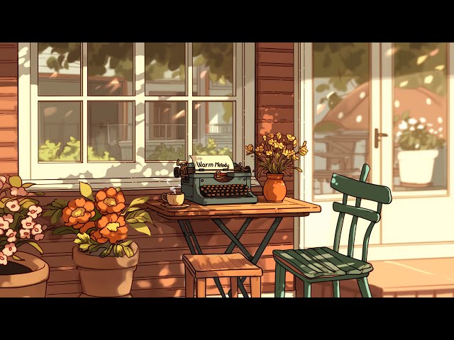 Vintage typewriter Nostalgia 50s ⏳📜 Lofi coffee - Lofi mix 🎵 Let's travel in time to the 50s