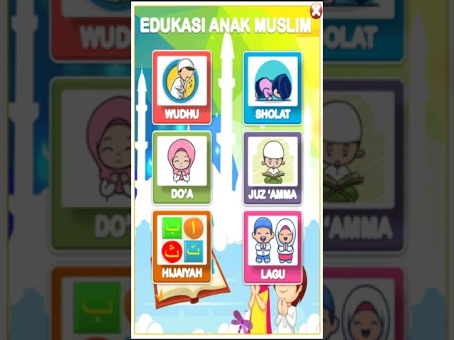 game edukasi anak 5 tahun |  Belajar wudhu, sholat, doa anak dan juz amma