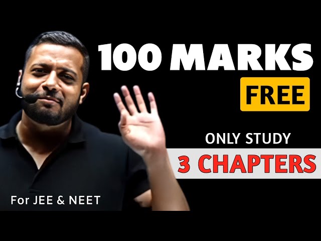 Study these 3 Chp & get 100 MARKS in jee mains! Rajwant sir Physics Wallah