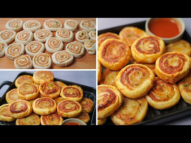 Potato Roll Samosa | Aloo Samosa Recipe | Potato Pinwheel Samosa | Yummy