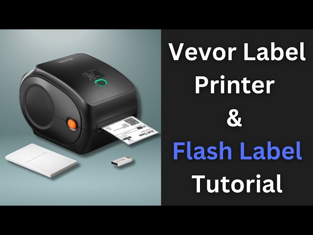 Tutorial: Using Your Vevor Label Printer with the Flash Label App To Print Labels