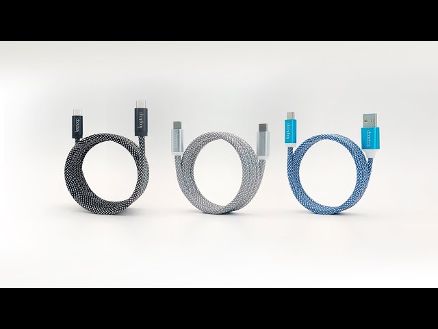 Looploop 磁吸收納數據線 Magnetic USB Cable