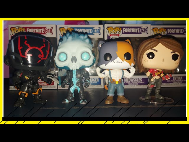 Pop vinyl Reviews #28 Fortnite: The Scientist, Eternal Voyager, Meowscles, and Tntina