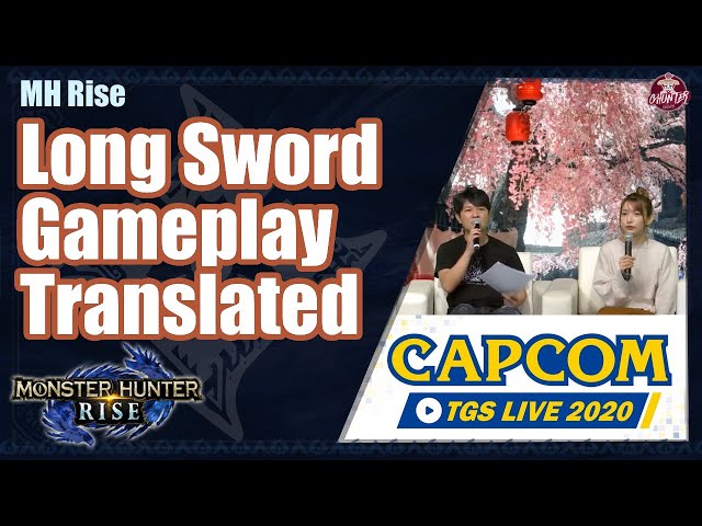 Monster Hunter Rise | TGS Long Sword Gameplay Translated