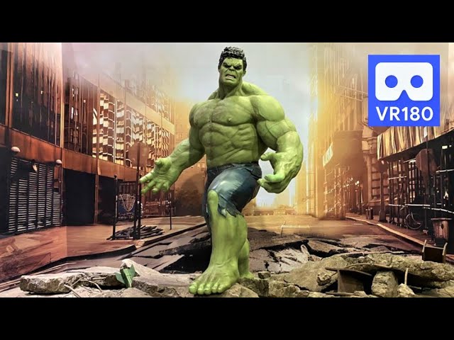 3D 180VR 4K Incredible Hulk is back to Marvel Avengers