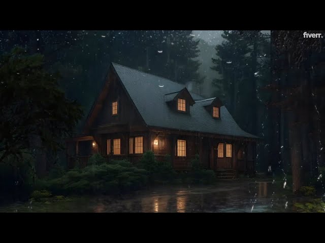 Rain on a Calm Night | Healing Rain Ambience for Relaxation