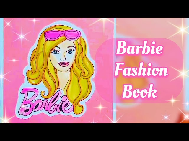 "DIY Barbie Fashion Dress Book | Handmade Barbie Paper Doll Dress-Up Book | DIY Barbie Outfits"