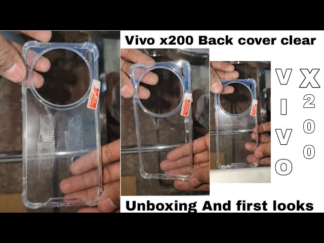 Vivo x200 Best Clear Back Cover