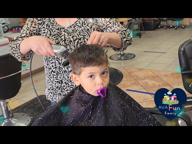 Zaki getting Hair cut !!