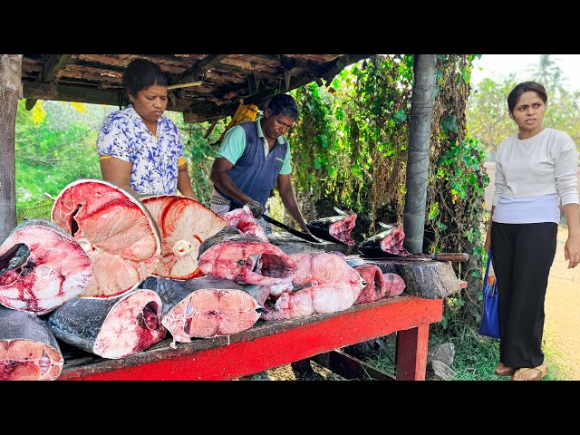 Amazing !! Rural idyllic Village Most Satisfying Super Streets Fish markets And Villagers