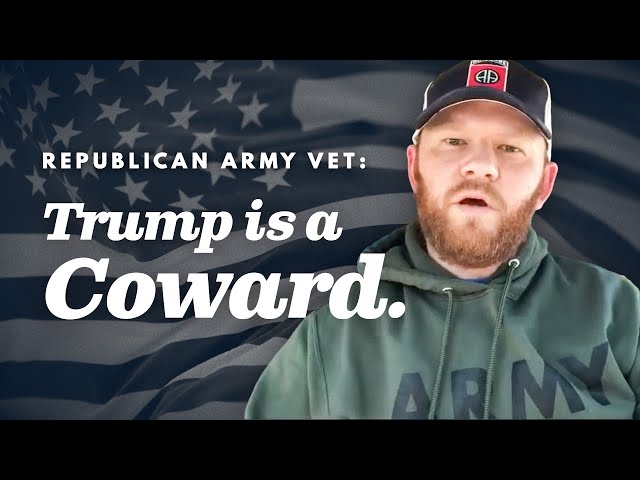 Trump's disrespect towards John McCain and General Mattis caused Army Vet Scott to vote for Biden.