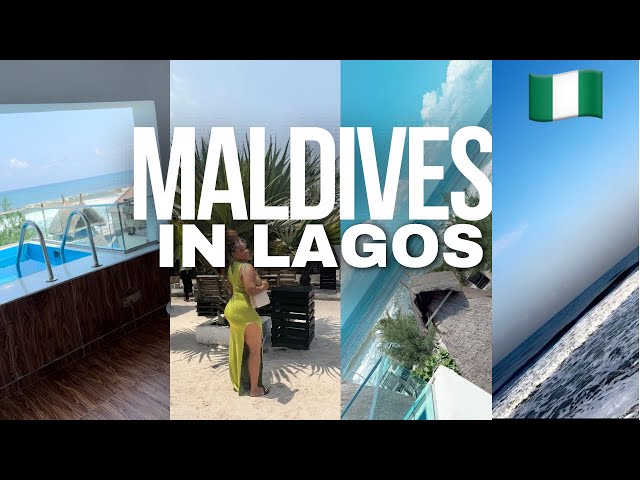 I went to MALDIVES in Lagos Nigeria 🇳🇬🩵🌴.