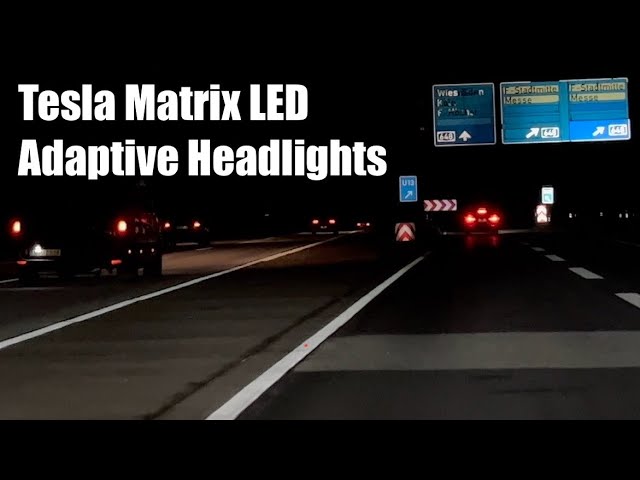 Adaptive Headlights (Matrix LED) Tesla Model 3 2024 (Highland)