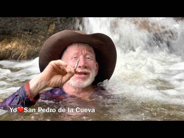 El pinto recorriendo el arroyo La Pila en San Pedro de la Cueva