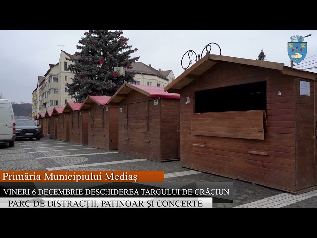 Vineri 6 Decembrie Deschiderea Târgului de Crăciun - Parc de distracții, patinoar și concerte