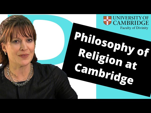 Philosophy of Religion at Cambridge