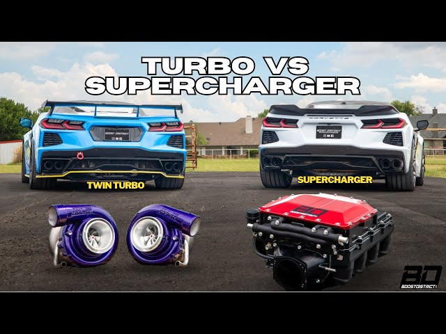 Turbo VS Supercharger! Which one is right for you? C8 Corvette shootout at BoostDistrict