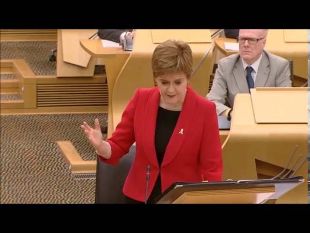 First Minister's Questions - Scottish Parliament: 7th September 2017