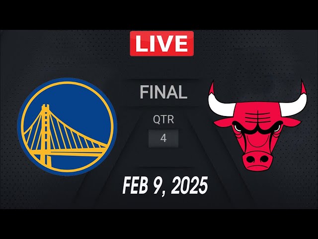 NBA LIVE! Golden State Warriors vs Chicago Bulls | February 9, 2025 | NBA Season LIVE! 2K25