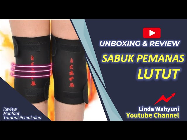 UNBOXING DAN REVIEW SABUK PEMANAS LUTUT / SABUK TERAPI LUTUT / ALAT PEMANAS LUTUT KAKI / NYERI LUTUT