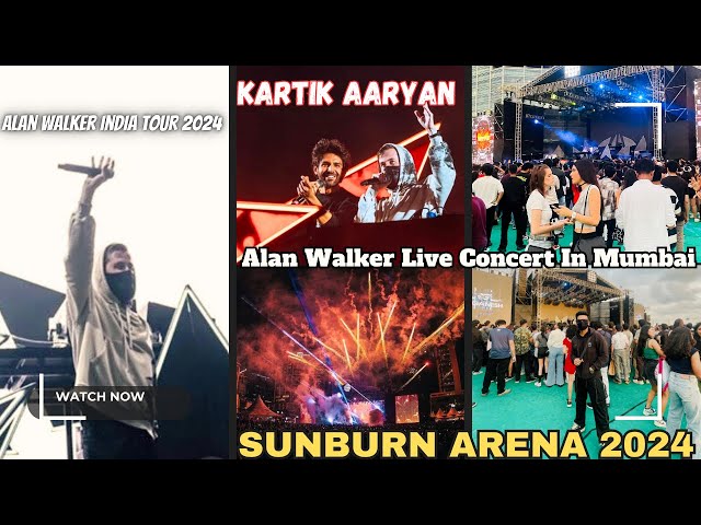 Alan Walker @Live Concert in India Mumbai 2024 | Sunburn Arena 2024 | Alan Walker India Tour 2024