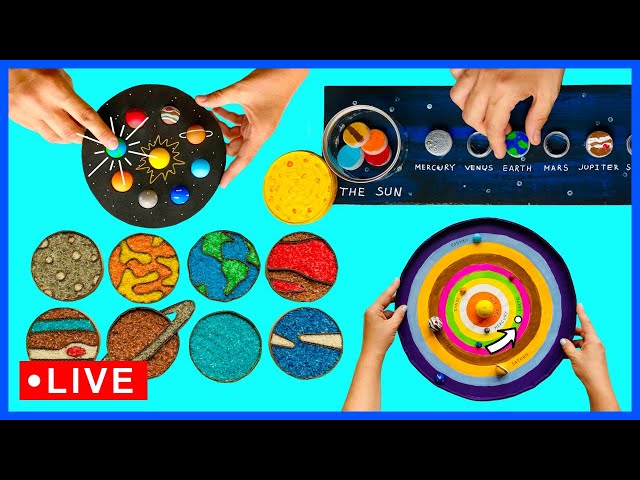 Learn Planets and Do Crafts for BABY 🪐🌎🔭 | Mercury Venus Earth Mars Jupiter Saturn Uranus Neptune