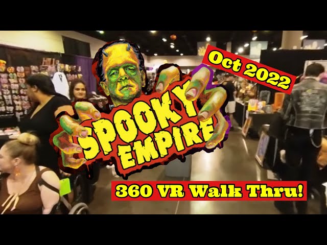 360 VR walk thru Spooky Empire convention floor Oct. 2022. | Orlando, Fl | Horror and Halloween