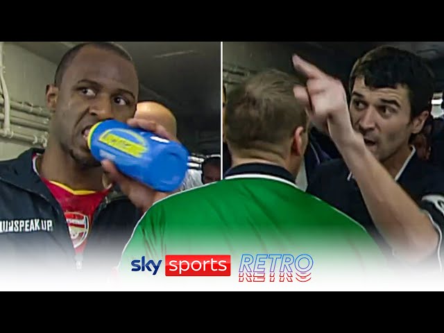 Roy Keane CLASHES with Patrick Vieira in the Highbury tunnel! 💥