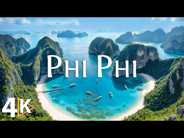 WONDERS OF PHI PHI ISLANDS 4K UHD • Pristine Beaches & Crystal Clear Waters & Relaxing Music