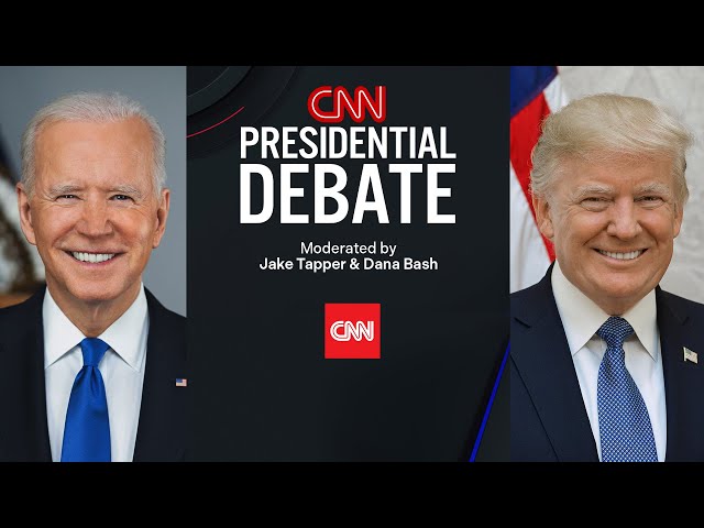 CNN Presidential Debate: President Joe Biden and former President Donald Trump