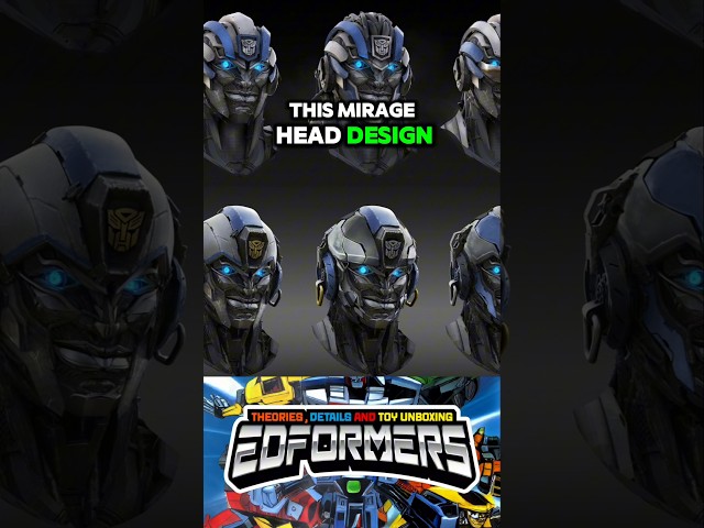 Mirage's head concept art in Transformers: Rise of the Beasts ! #edformers #transformers #tidal