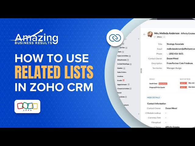 How to Use Related Lists in Zoho CRM to Improve Notes and Activities Management