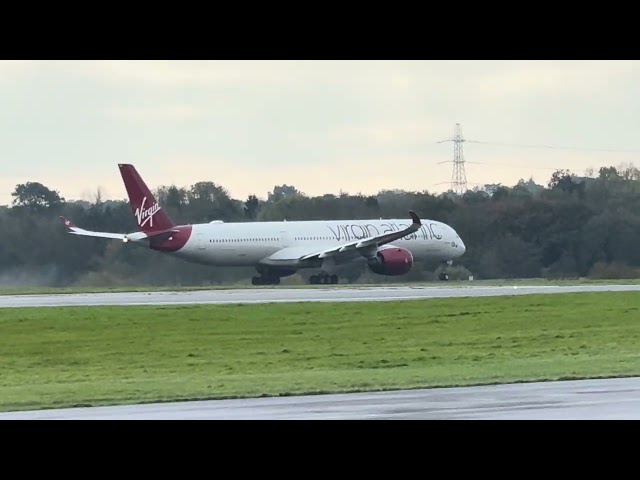 Amazing view of very smooth takeoff.#virginatlantic