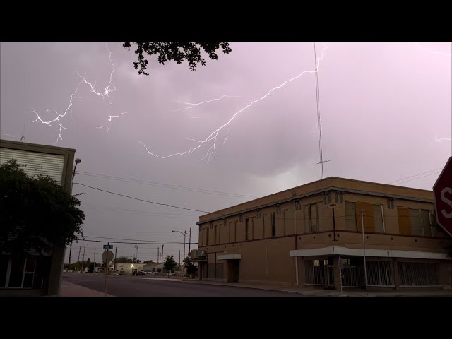 Severe Thunderstorm Rolling into Toyah & Pecos Texas 5/7/21