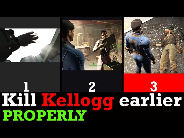 Fallout 4 - PROPER skip 50% of quests & kill Kellogg on game start - NO CHEATS Xbox PS PC #fallout4