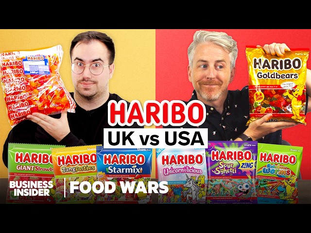 US vs UK Haribo | Food Wars | Insider Food