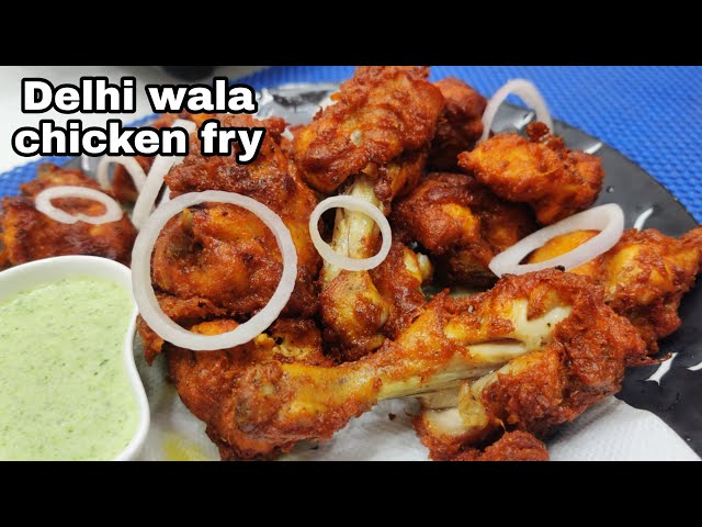 chicken fry Delhi wala, Crispy Juicy easy