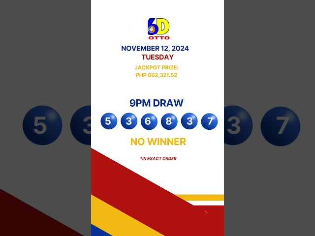 PCSO Lotto Result November 12, 2024 #lottoresulttoday #lottoresult #pcsolottoresults #swertres