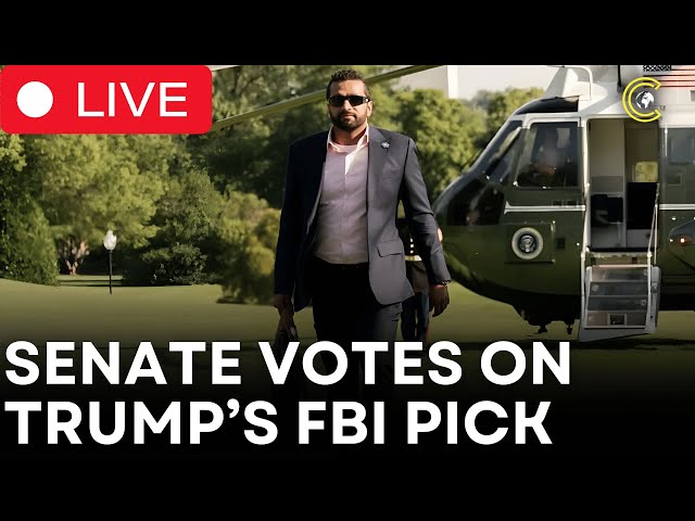 LIVE: Senate Committee Decides Kash Patel’s Fate as Trump’s FBI Nomine | FIREWORKS