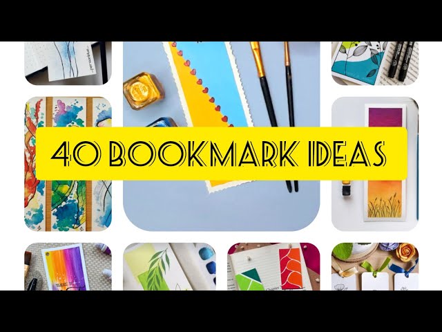 40 Cute bookmark Ideas (Part -1) #trending #viral #bookmark