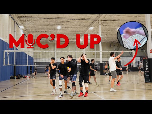 BLASTED THE BALL SO HARD A FINGER BROKE | Mic'd Up Volleyball | Twin Edition | EVPC Men's League