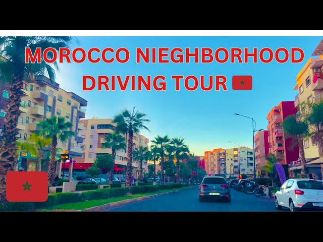 DRIVING IN MOROCCO NEIGHBORHOOD