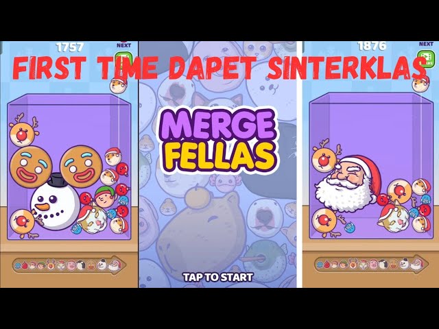 MERGE FELLAS FIRST TIME DAPET SINTERKLAS Part 7 #mergefellas #gameplay #gaming #gamestream #trending