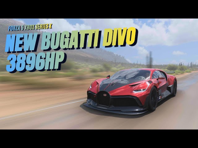 NEW BUGATTI Divo 3896hp | 4K Gameplay | Forza 5