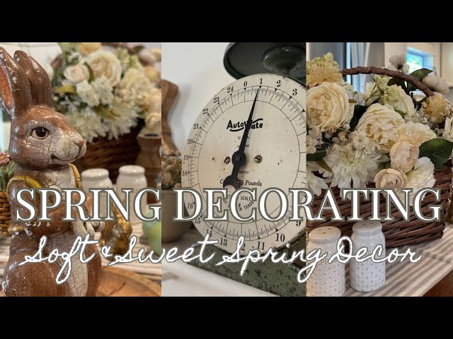 Spring Decorate With Me // Living Room Refresh & Decorating Ideas // Spring 2025