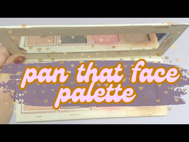 Update 4 // PTFP // pan that face palette // Jouer cosmetics - champagne & macaron face palette ✨