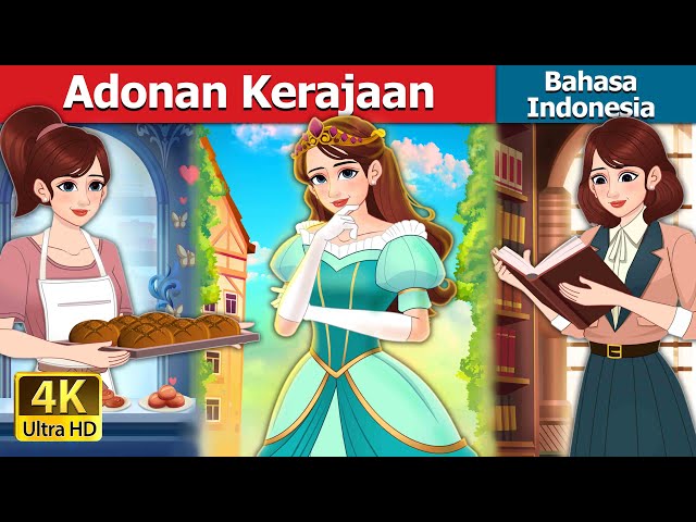 Adonan Kerajaan | Royal Dough in Indonesian | Dongeng Bahasa Indonesia |@IndonesianFairyTales