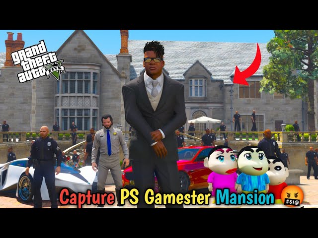 GTA 5: Gangster Ka Mansion Cheen Liya Franklin President Ne 😈🤬Shinchan Hua Theek🥹 Pss Gamer